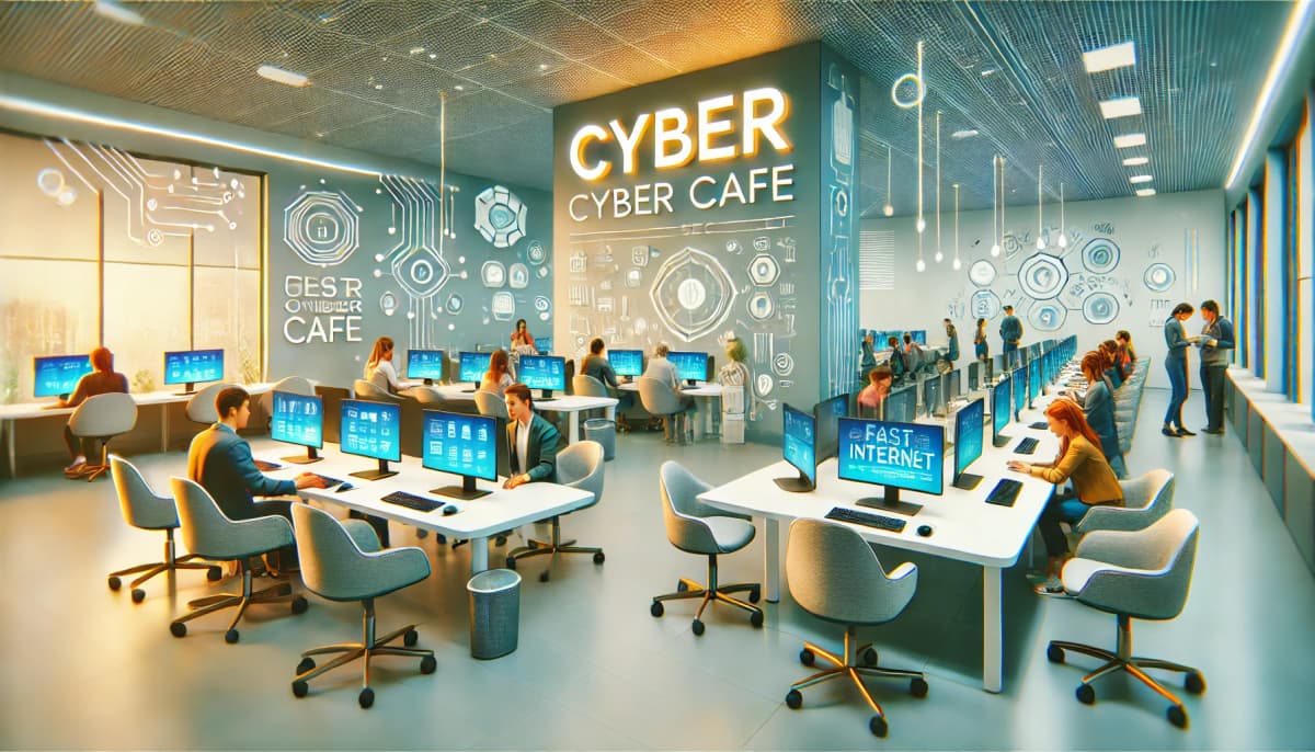 Modern Cyber Cafe